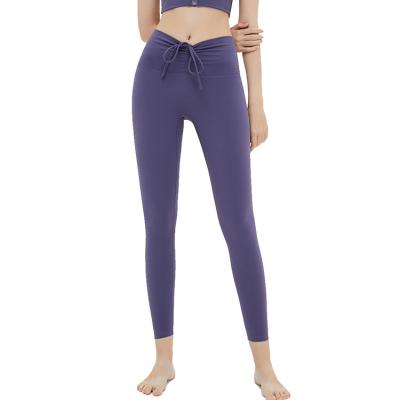 China Breathable Custom Fit Women Spandex Gym Lift Up Tight Yoga Leggings for sale