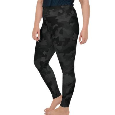 China Breathable Custom Plus Size Women Camouflage Gaiters Fitness Use Yoga Gaiters for sale