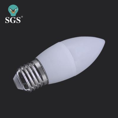 China Hot sale 2022 SGS INDOOR high lumen ceramic LED bulb candle C37 E27 9W led bulb driver for sale