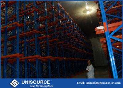 China Sistema frío del tormento de Warehouse, estantería industrial de acero del almacenamiento de Unisource Q345 en venta