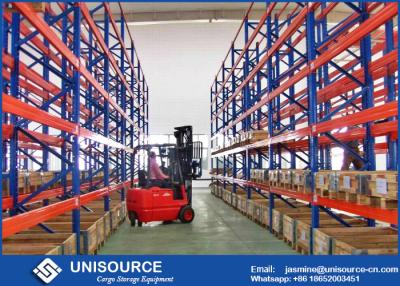 China Unisource Pallet Storage Racks Powder Coated 2500 mm Length For Box Beam for sale