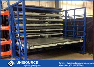 China Easily Operation Injection Mould Storage Racks , Roll Out Racks With Safety Interlocks for sale