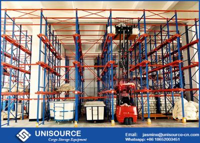 China High Density Drive Through Racking System , Warehouse Shelving Racks For Freezers for sale