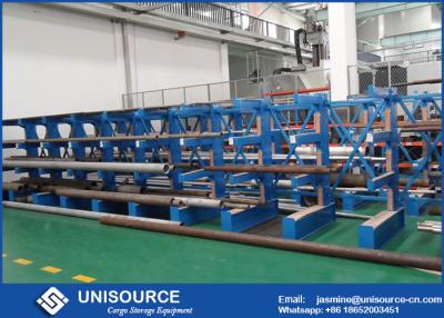 China Structural I - Beam Steel Cantilever Storage Racks For Long Length Materials Storing for sale