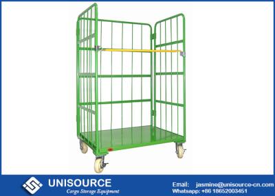 Chine Chariot à cage de petit pain pour la manipulation matérielle, conteneurs en acier logistiques de palette à vendre