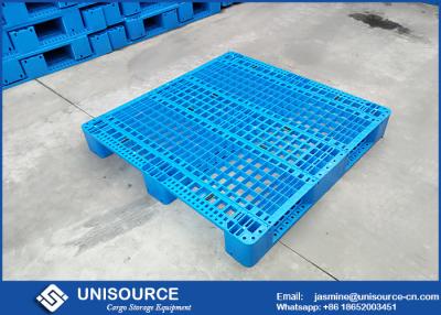 China El HDPE/PP atormenta la plataforma plástica apilable 4 entrada de la manera/2 maneras con resbalones de la malla tres en venta