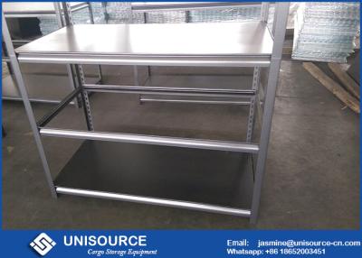 China Free Design Warehouse Storage Racking Grey Melamine Finish Bolt With 5 Shelves for sale