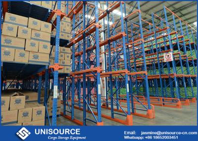 China Drive In / Thru Warehouse Storage Racking Anti Corrosion Heavy Duty Industrial Shelving for sale