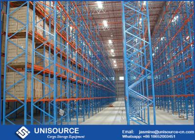 China 3500 - 12000 Mm Height Steel Pallet Rack Shelving For Heavy Duty Equipment Loading for sale