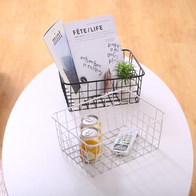 China Sustainable Home Chef Metal Wire Mesh Storage Basket For Vegetable Food Sundries Storage for sale