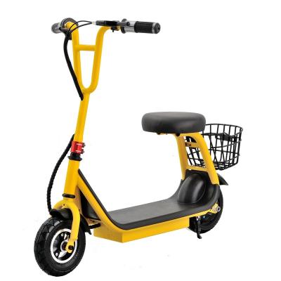 China Unisex electric scooter 24V 4AH electric motorcycle with pedals disc brake electric bicycle for sale for sale