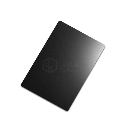 China Build Hotigold Hot Selling Titanium Bead Blown Inkiness Stainless Steel Super Black Sheet Metal Product Manufacturer Special Sale for sale