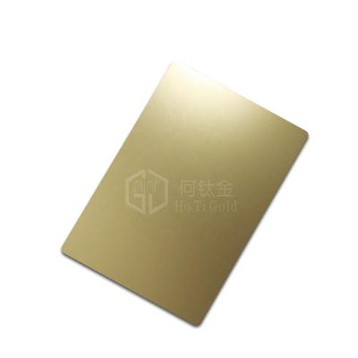 China Construction Hotigold nickel sliver PEARL BLOWN stainless steel sheets pvd champagne stainless steel coating gold colored panels for sale for sale