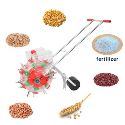 China Semi-automatic seed planting machine planter for hand-propelled small corn planter for sale