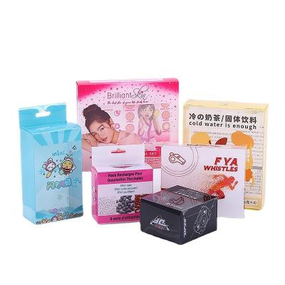 China Manufacturers Recyclable Customize Transparent Packaging PP Frosted Plastic PET Earphone Box Twill Color Folding Box PVC Earphone Box for sale