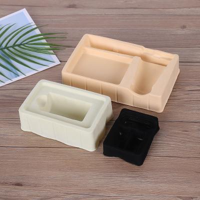 China GRS Strength Manufacturer Customized White Disposable Custom PET Blister Box Package Use For Packing Electronic Products for sale