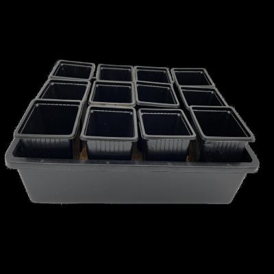 China Nursery Good Quality Plastic Seedling Tray Plastic Seedling Trays Garden Large Plant Grow Tray for sale