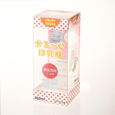 China GRS materials customization reused plastic packaging transparent box pp frosted hook plastic box pvc milk bottle folding color box for sale