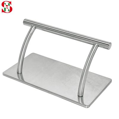 China Modern factory wholesale barber chair stainless steel barber chair footrest hair salon footrest chair accessories H01 for sale