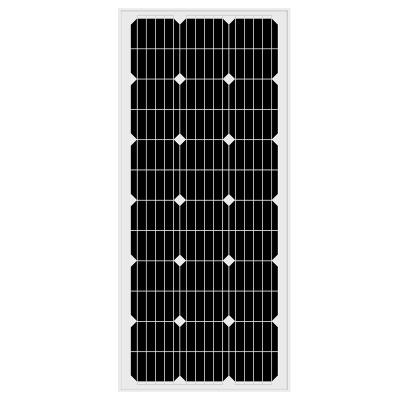 China Solar panel 100WSingle crystal photovoltaic panel 18VTile filling Solar street lamp photovoltaic cell assembly 1 for sale