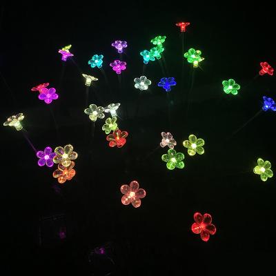 China Garden 2022 New Outdoor waterproof landscape decorative lamp ground insert twinkling led firefly garden lights for sale