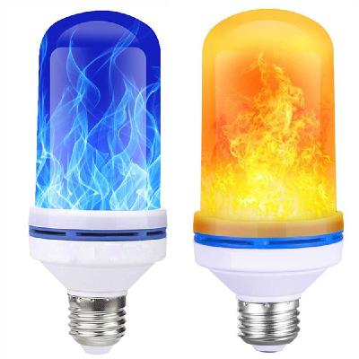 China Light bulb New Halloween decorative lights led fame light Christmas Festival blue yellow light bulb for sale