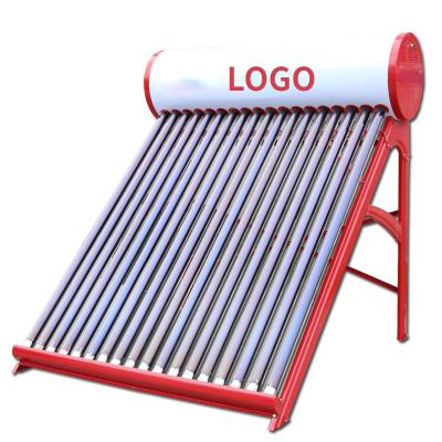 China Household Customized household solar water heater roof stainless steel solar water heater vacuum tube heat collection for sale