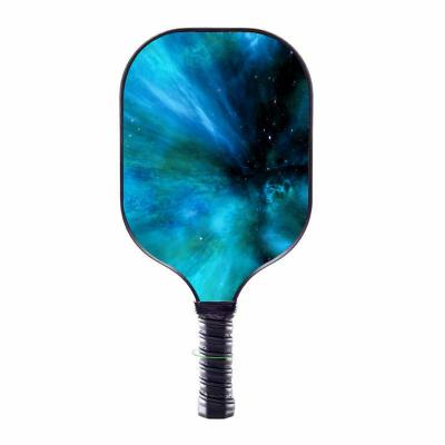 China Various color china factory pickleball paddle can make your own design OEM samples can be offered PP honeycomb carbon 3K with ball set of 4 for sale