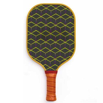 China Various Color Customize OEM Pickleball Paddle Set Print Your Logo 14mm Carbon Material Surface PP Honeycomb Inner Core Good Quality for sale