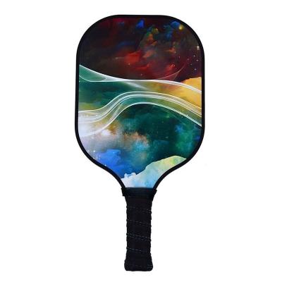 China Various Color Outdoor Sports Racket PP Cloth Texture Custom Carbon Fiber Fiberglass Pickleball Paddles Wholesale Logo Design Interior for sale