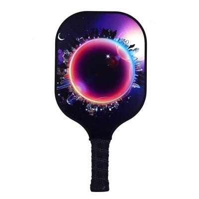 China Professional honeycomb pp 18k 16mm various color 2 ball set rackets 4 usapa approved custom carbon fiber pickleball paddle rackets for sale