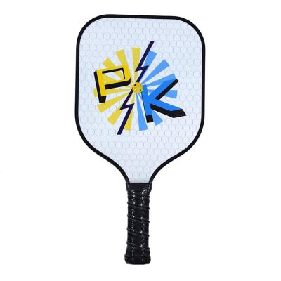 China Professional 16 mm 19mm raw fiber 20mm toray carbon T700 hot sale various color thermoformed pickelball paddle racket for sale