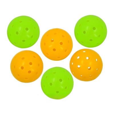 China Durable design custom design oem pe texture used 40 26 holes wood fiberglass pickleball carbon fiber paddle ball indoor outdoor pickle ball for sale