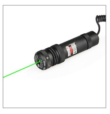 China Accurate Tactical Hole Sight Green Laser Sight Laser Sight with 20mm Mount for sale