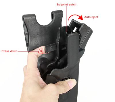 China Army Equipment G17 Nylon Tactical Military Holster For Left Hand Pistol Magazine for sale