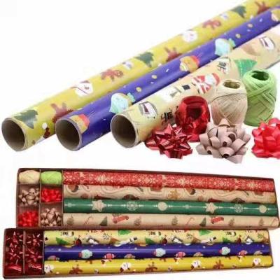 China Factory direct sale colorful waterproof wrapping paper for christmas gift wrapping for sale