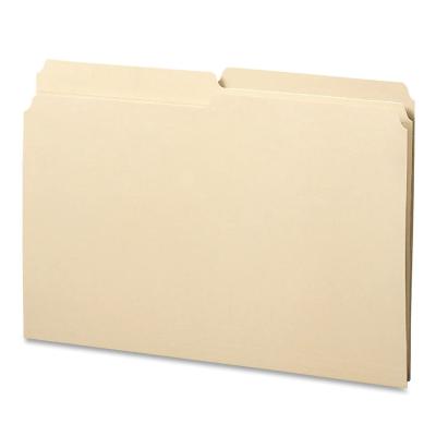 China Eco-Friendly Folder Reinforced 1/2-Cut Tab Legal Size Manila 100 Per Box for sale