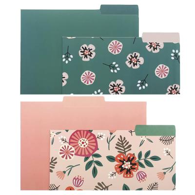 China Eco-Friendly Decorative Folders with Floral Designs, Letter Size (9.5 x 11.5 inches, 12-Pack) for sale