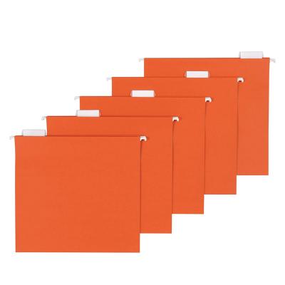 China Eco - Friendly 25 Per Box High Quality Hanging File Folders With Letter Size Orange for sale