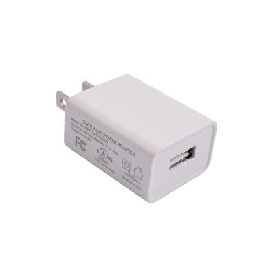 China Consumer electronics 10W 5V2A power Charger Portable Mini Cube plug   ETL CE ISO FCC ROSH Certificate smart phone battery charger for sale