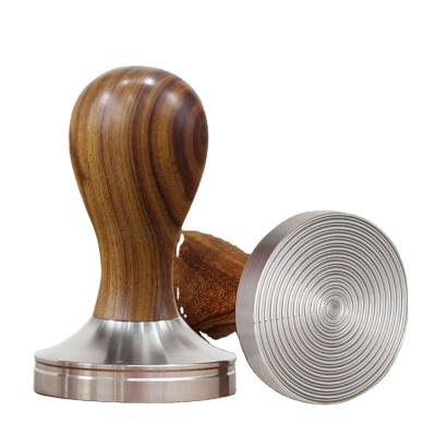 China Wood Rosewood Yellow Rosewood Calibrated Depth- Professional Espresso Hand Tampers for sale