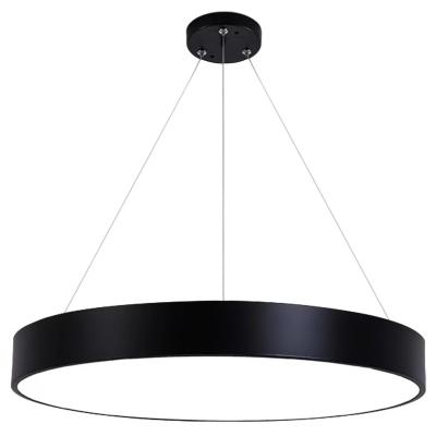 China Factory Price Modern Black White Round Hanging Chandeliers Pendant Lights Modern Pendant Lights Style Nordic Pendant Light for sale