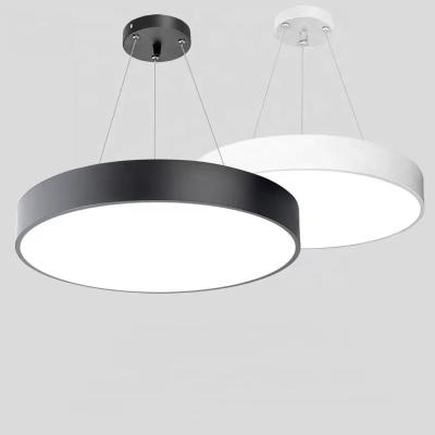 China Modern Black White Hanging Round Chandeliers Pendant Lights Modern Pendant Lights Style Nordic Pendant Light for sale