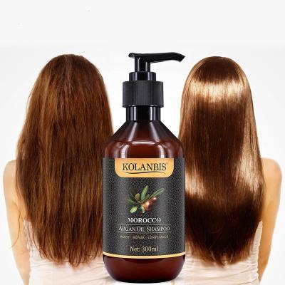 China Wholesale Customized Nourishing KOLANBIS Argan Oil Of Marocco Shampoo Treatment For Damaged Dye Hair Care for sale