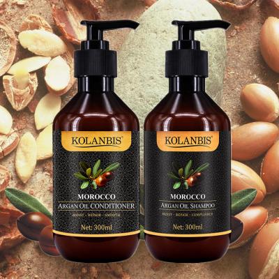 China Private Label Nourishing Argan Oil Shampoo Moroccan Import Original Paraben Free Sulfate Repair Hair Material for sale