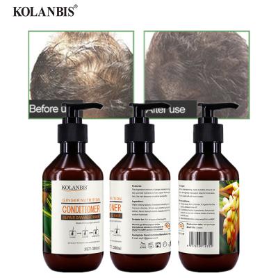 China Wholesale Color-protecting KOLANBIS Best Ginger Vitamins Scalp Care Hair Conditioner Treatment For Men Bald Hair Regrowth for sale