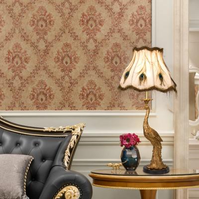 China French Luxury Led Decoration Table Lamp Full Study Bedroom Copper Interior Modern Office Copper Light for sale