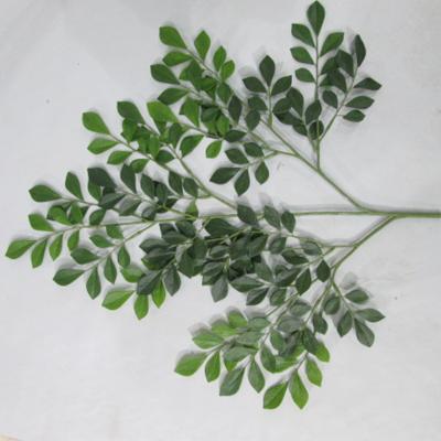 China China Manufacturer Artificial Green Leaves Realistic/Long Lasting Plants Home Decor Aglaia Leaf Branch for sale