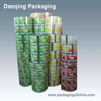 China Full Size Printed Packaging Roll Film    Laminated Film For Food Packaging for sale