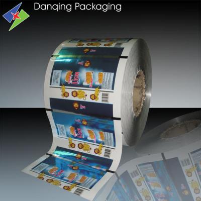 China Colorful Printed Plastic Packaging Roll Film For Liquid Pouch for sale